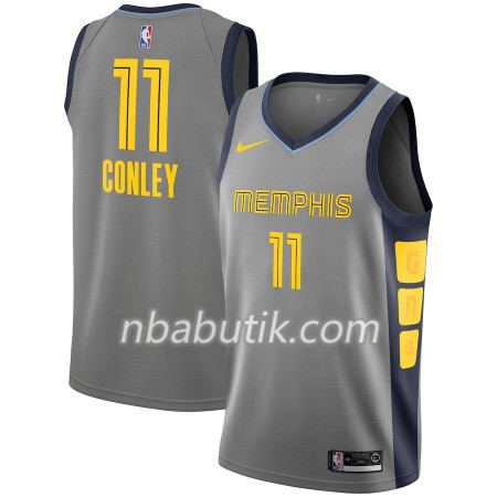 NBA Mænd Trøje Memphis Grizzlies Mike Conley 11 2018-19 Nike City Edition Grå Swingman NBA Mænd Trøje Memphis Grizzlies Mike Conley 11 2018-19 Nike City Edition Grå Swingman